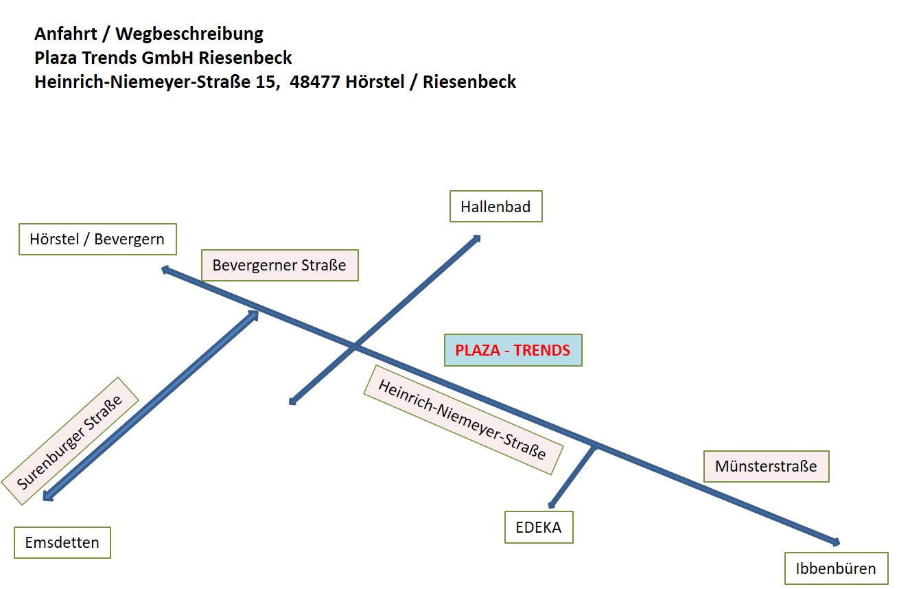 PLAZA Trends - Standort Riesenbeck PLAZA Trends - Standort Riesenbeck